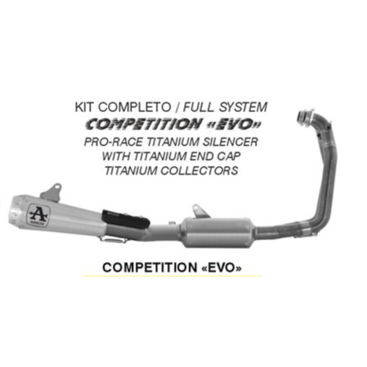 Arrow Racing Competition EVO Full Exhaust System w/ Pro-Race Silencer | Aprilia RS 660 (2025)